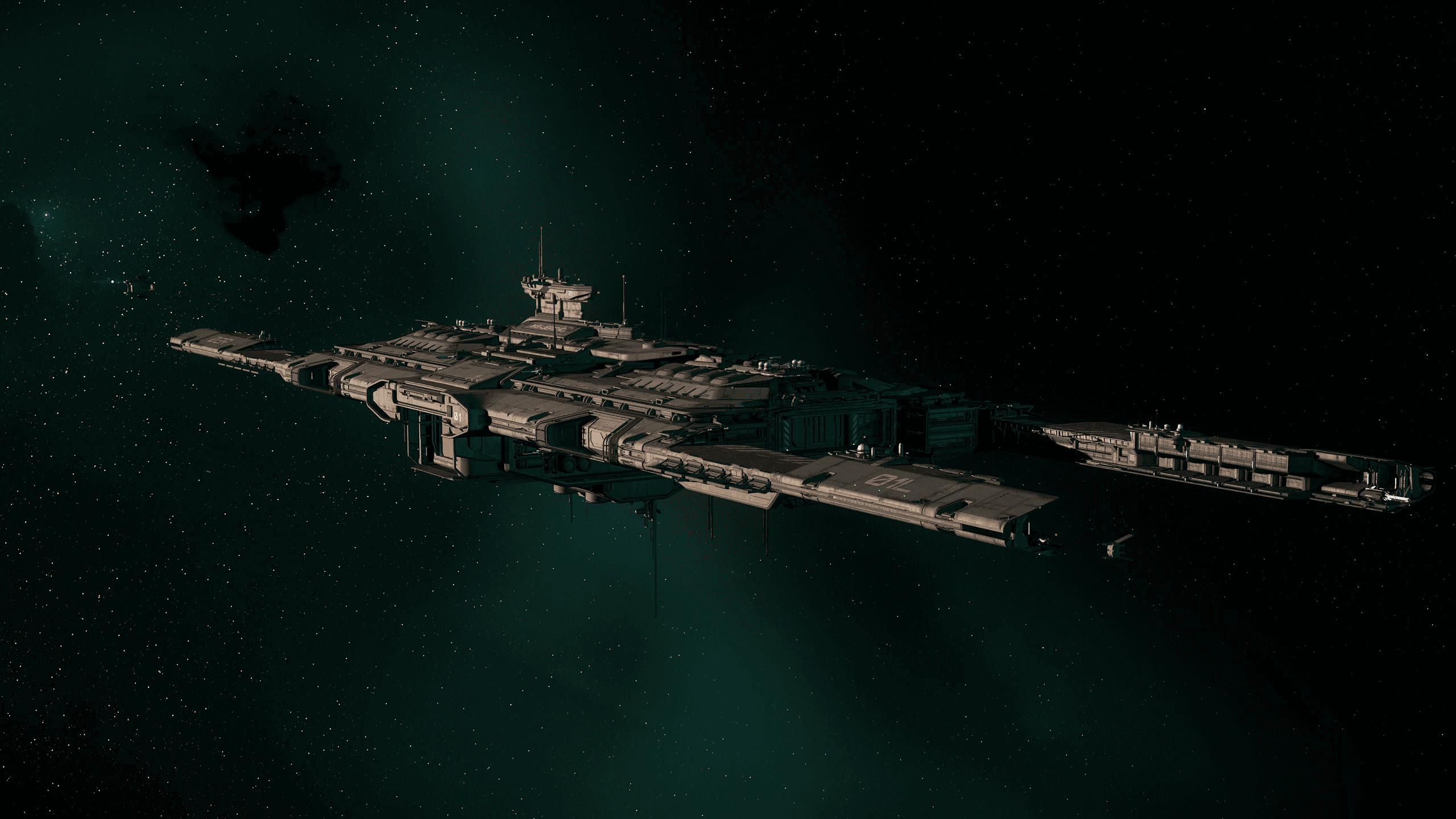 Imperial Naval Station Jericho above the surface of MicroTech